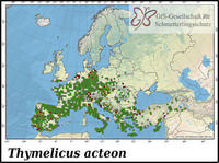 Verbreitung Thymelicus acteon